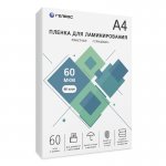 Пленка для ламинирования Гелеос 60 мкм, 216x303 (A4), 60 шт., глянцевая (LPA4-60-60)