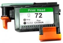 Печатающая головка NV Print No. 72, серый/черный для фото для HP Dj T610/Dj T770/Dj T790 (NV-C9380A-RE) восстановленная