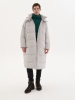 Пальто утепленное VOSQ AW23-KPM309 слоновая кость