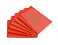 Акриловый магнит прямоугольный 108х78 мм коралловый