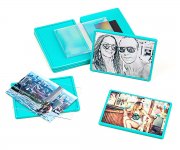 Акриловый магнит прямоугольный 108х78 мм бирюзовый