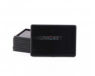 Магнит акриловый прямоугольный 84х59 мм под фото вставку 74х49 черный