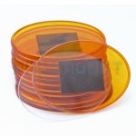 Овальный акриловый магнит 85 х 63 мм оранжевый