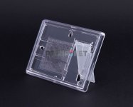 Акриловый магнит рамка на ножке 110 х 80 мм прозрачный