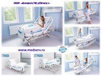 Кровать медицинская больничная с электроприводом Nexo, Famed Zywiec, Польша, - функциональность и удобство для пациента, забота о персонале