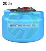 Пластиковая вертикальная емкость ВЦ-77. Объем емкости: 200 л.