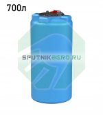 Пластиковая вертикальная емкость ВЦ-77. Объем емкости: 700 л.