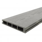 Доска террасная из МПК STRADA 25х140х5000 светлая шлифовка+тиснение
