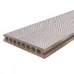 Доска террасная из МПК FORTE 22х160х6000 светлая вельвет
