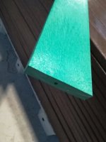 Прямоугольник 25х140х2400 зеленый RAL 6000
