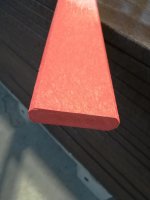 Прямоугольник 20х75х2000 красный