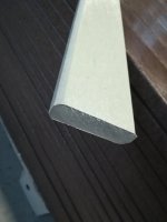 Прямоугольник 20х75х1500 белый